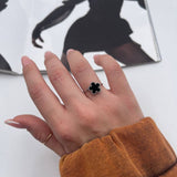 Anello Quadrifoglio Colorato