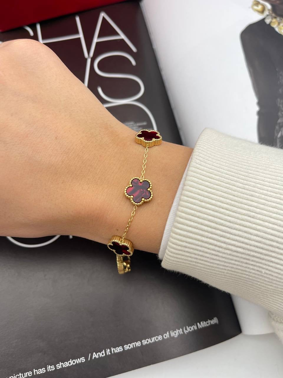 Bracciale Quadrifoglio Colorato