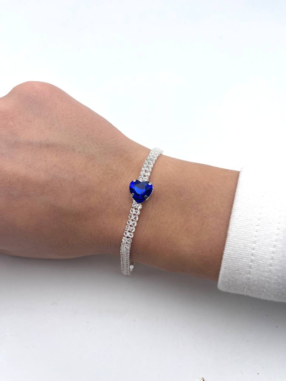 Bracciale Tennis Con Cuore