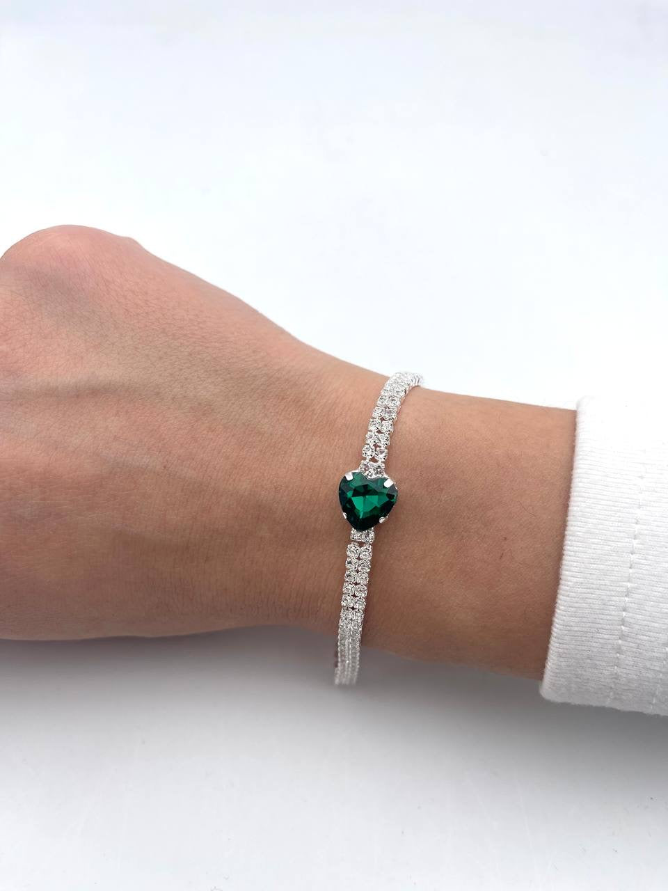 Bracciale Tennis Con Cuore