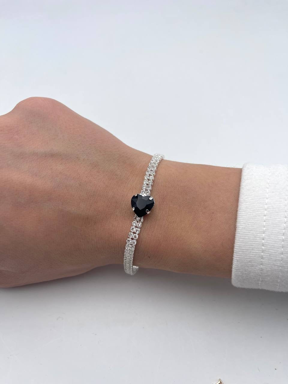 Bracciale Tennis Con Cuore