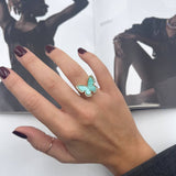 Anello Farfalla Grande Colorato
