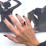 Anello Farfalla Grande Colorato