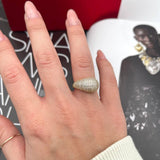 Anello Goccia Zirconato