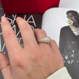 Anello Goccia Zirconato