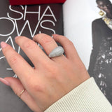 Anello Goccia Zirconato