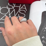 Anello Goccia Zirconato