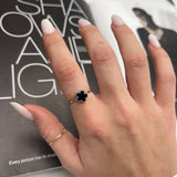 Anello quadrifoglio piccolo