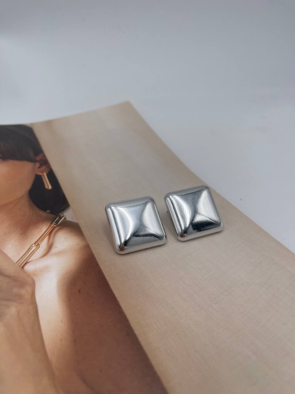 Orecchini Quadrato
