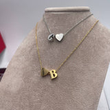 Collana cuore ed iniziale