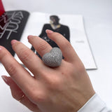 Anello Cuore Bombato