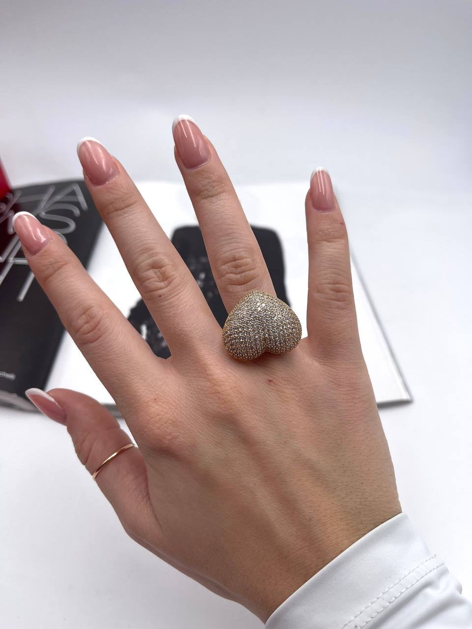 Anello Cuore Bombato