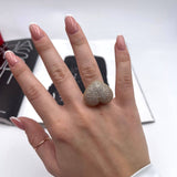 Anello Cuore Bombato