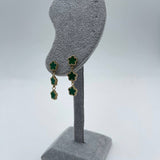 Orecchini Quadrifoglio Pendente