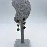 Orecchini Quadrifoglio Pendente