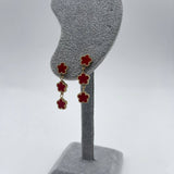 Orecchini Quadrifoglio Pendente