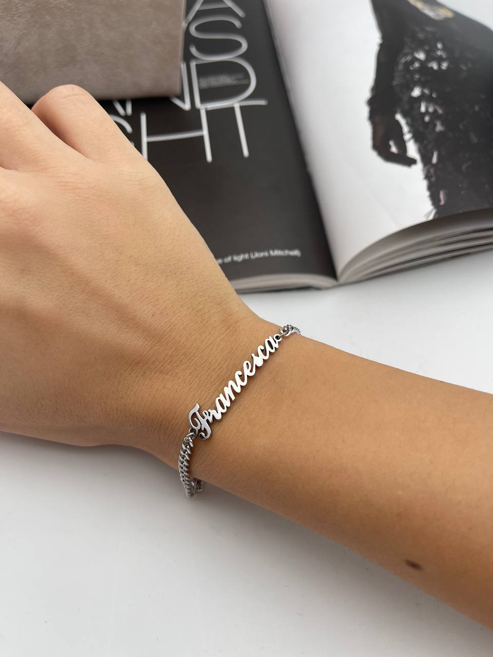 Bracciale Nome Acciaio