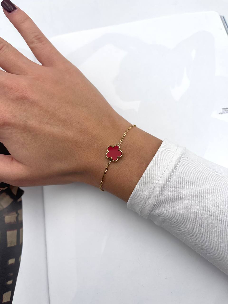 Bracciale Quadrifoglio Colorato