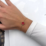 Bracciale Quadrifoglio Colorato